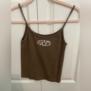 Brandy melville John galt YOUR CALL tank top